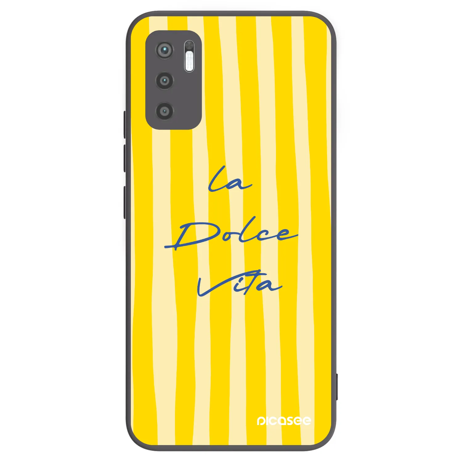 Picasee crna silikonska maskica za Xiaomi Redmi Note 10 5G - Ladolcevita