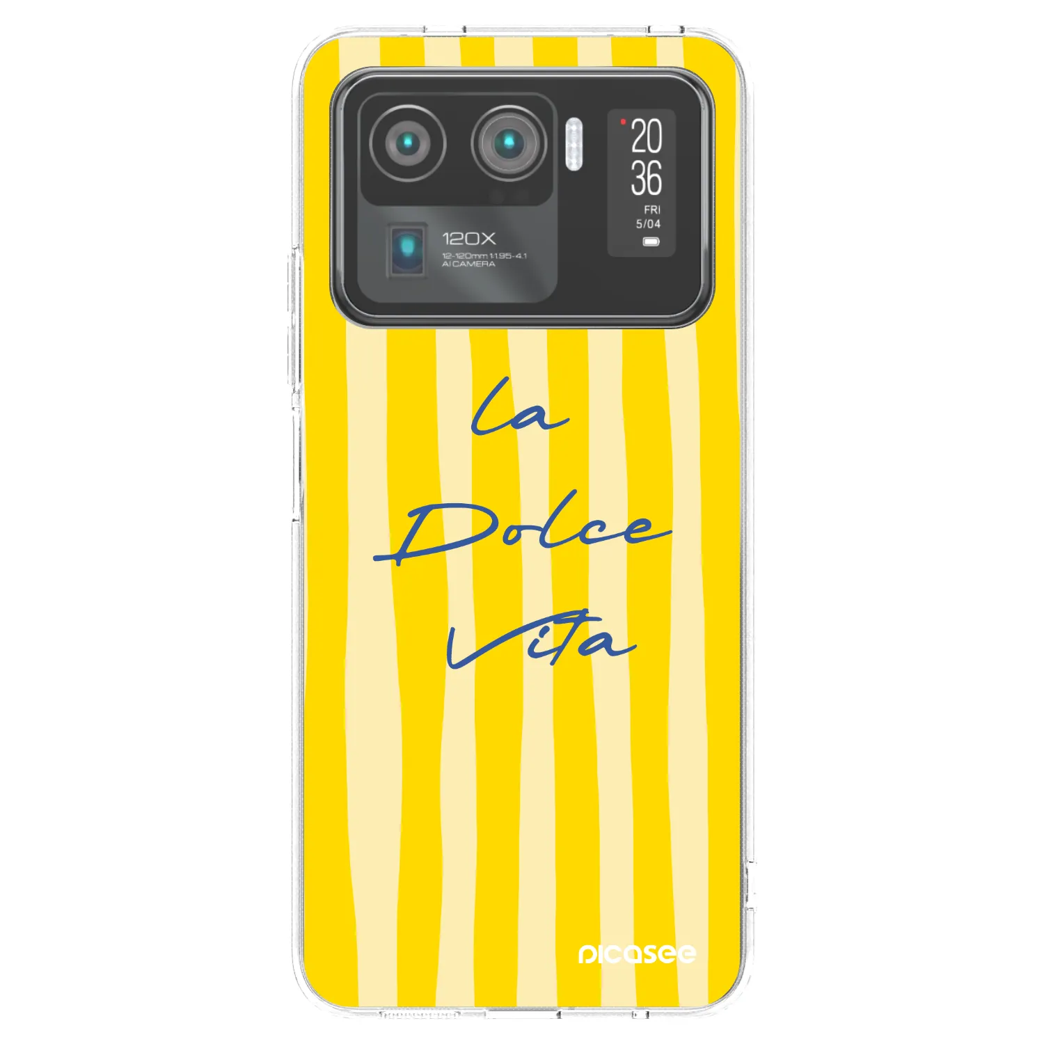 Picasee silikonska prozirna maskica za Xiaomi Mi 11 Ultra - Ladolcevita