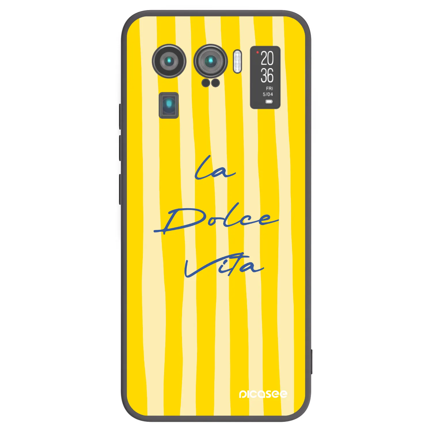 Picasee crna silikonska maskica za Xiaomi Mi 11 Ultra - Ladolcevita