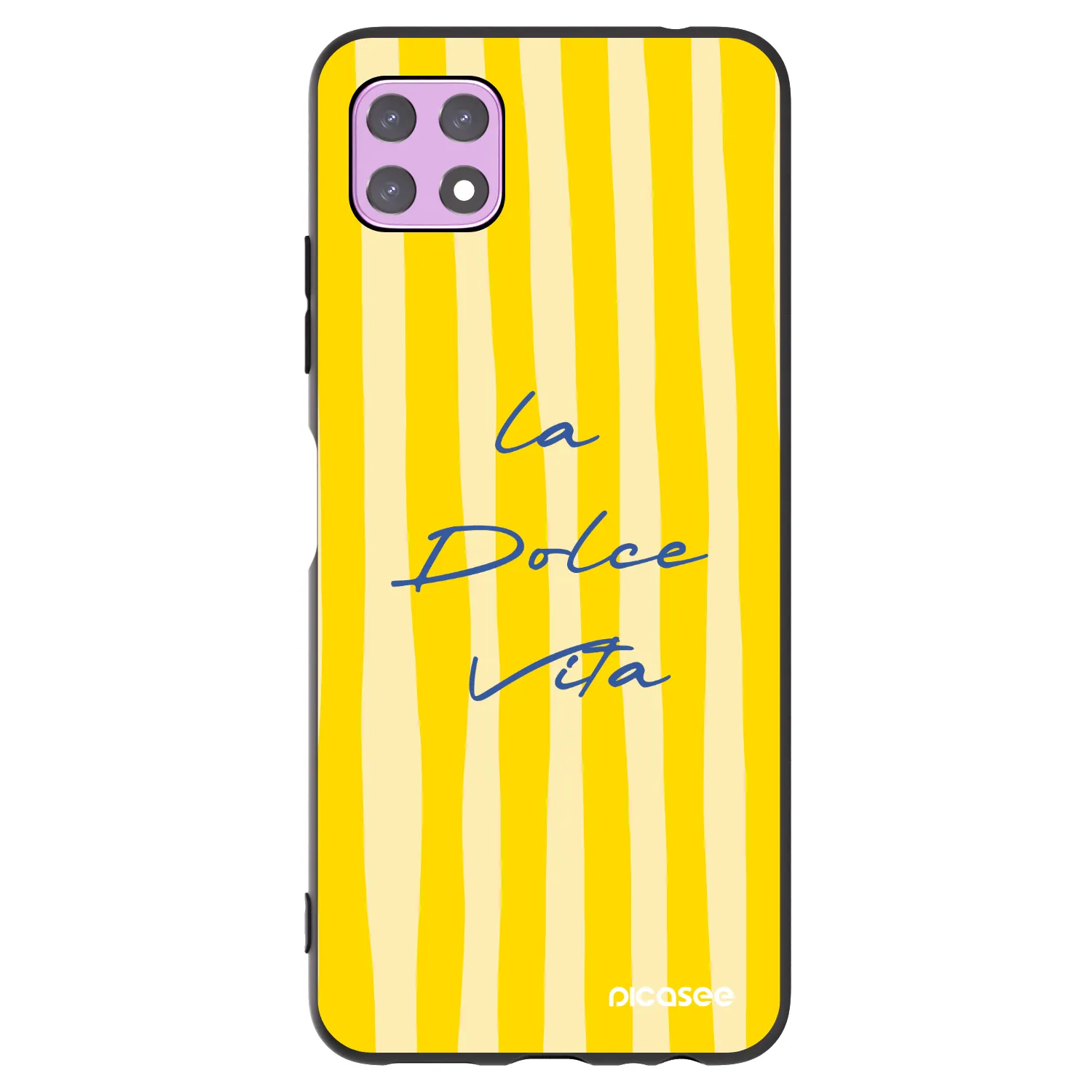 Picasee crna silikonska maskica za Samsung Galaxy A22 A226B 5G - Ladolcevita