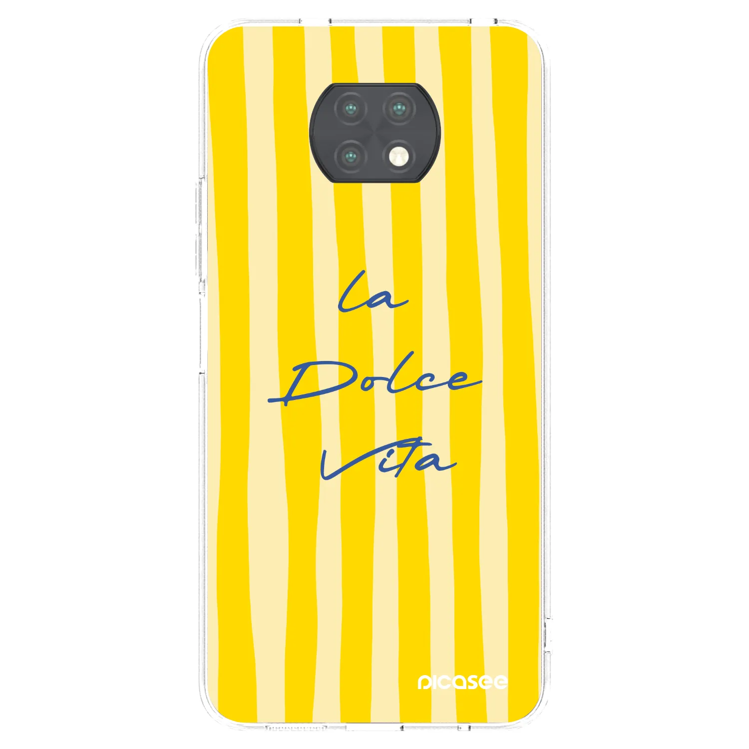 Picasee silikonska prozirna maskica za Xiaomi Redmi Note 9T - Ladolcevita