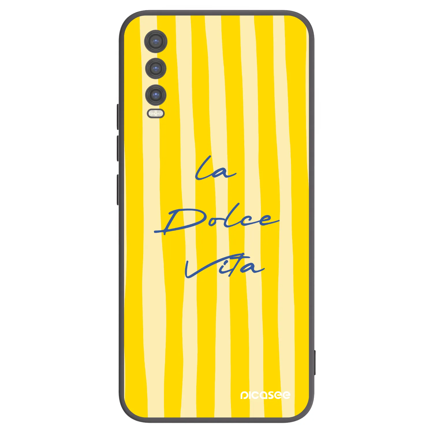 Picasee crna silikonska maskica za Vivo Y20s - Ladolcevita