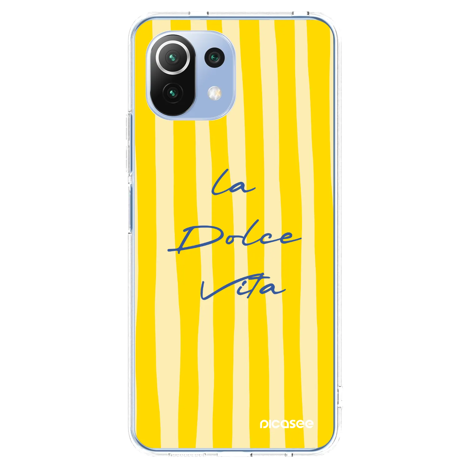 Picasee silikonska prozirna maskica za Xiaomi 11 Lite 5G NE - Ladolcevita