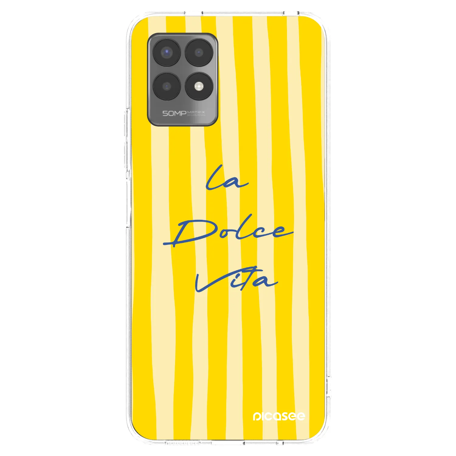Picasee silikonska prozirna maskica za Realme 8i - Ladolcevita