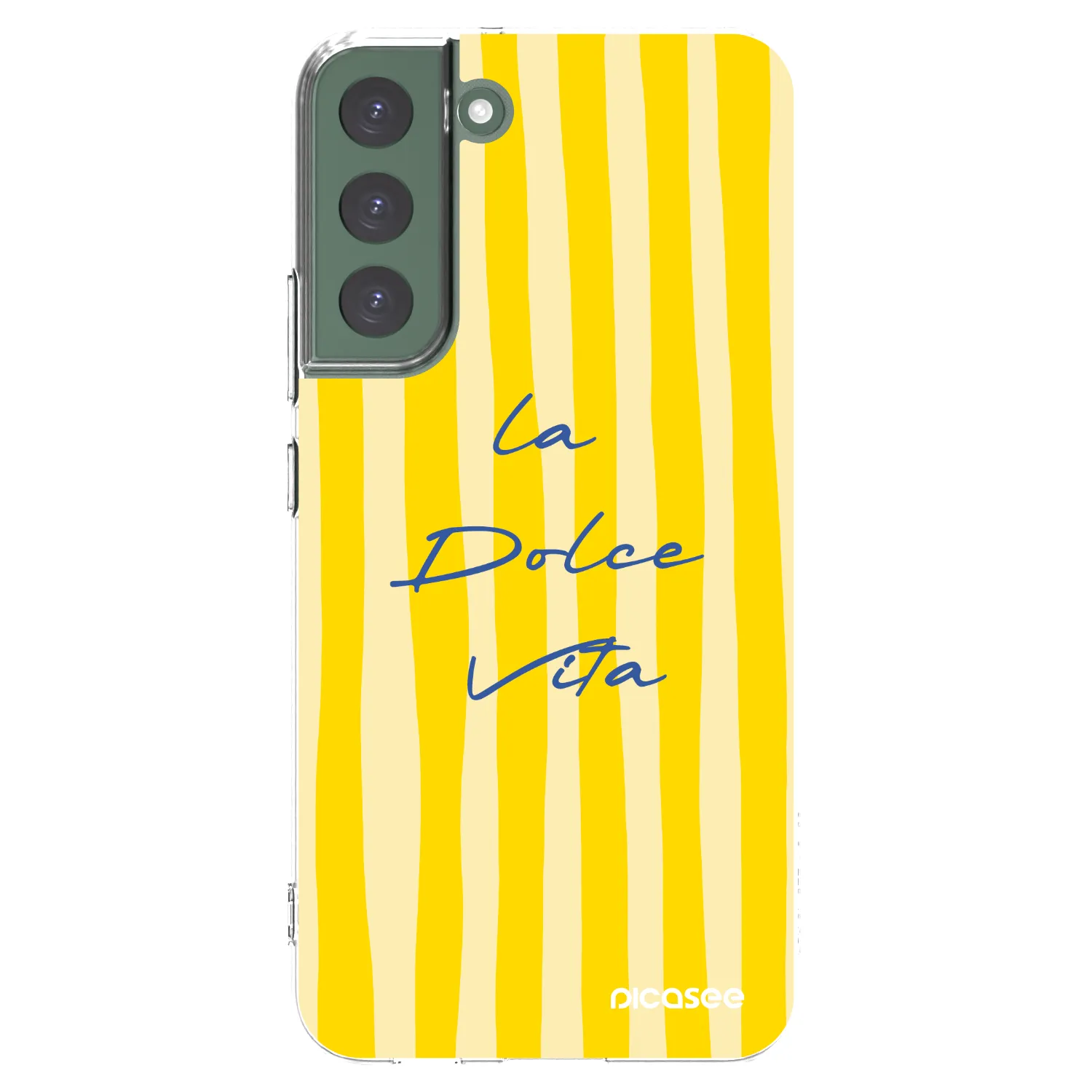 Picasee silikonska prozirna maskica za Samsung Galaxy S22+ 5G - Ladolcevita