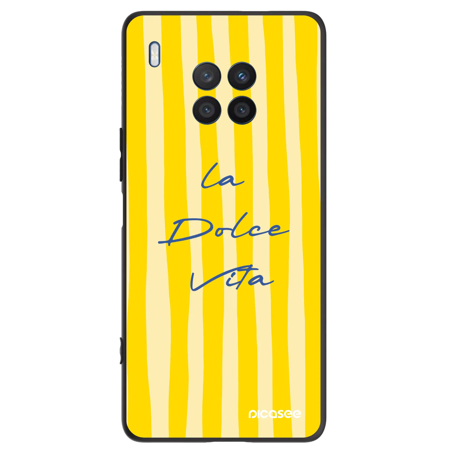 Picasee crna silikonska maskica za Honor 50 Lite - Ladolcevita