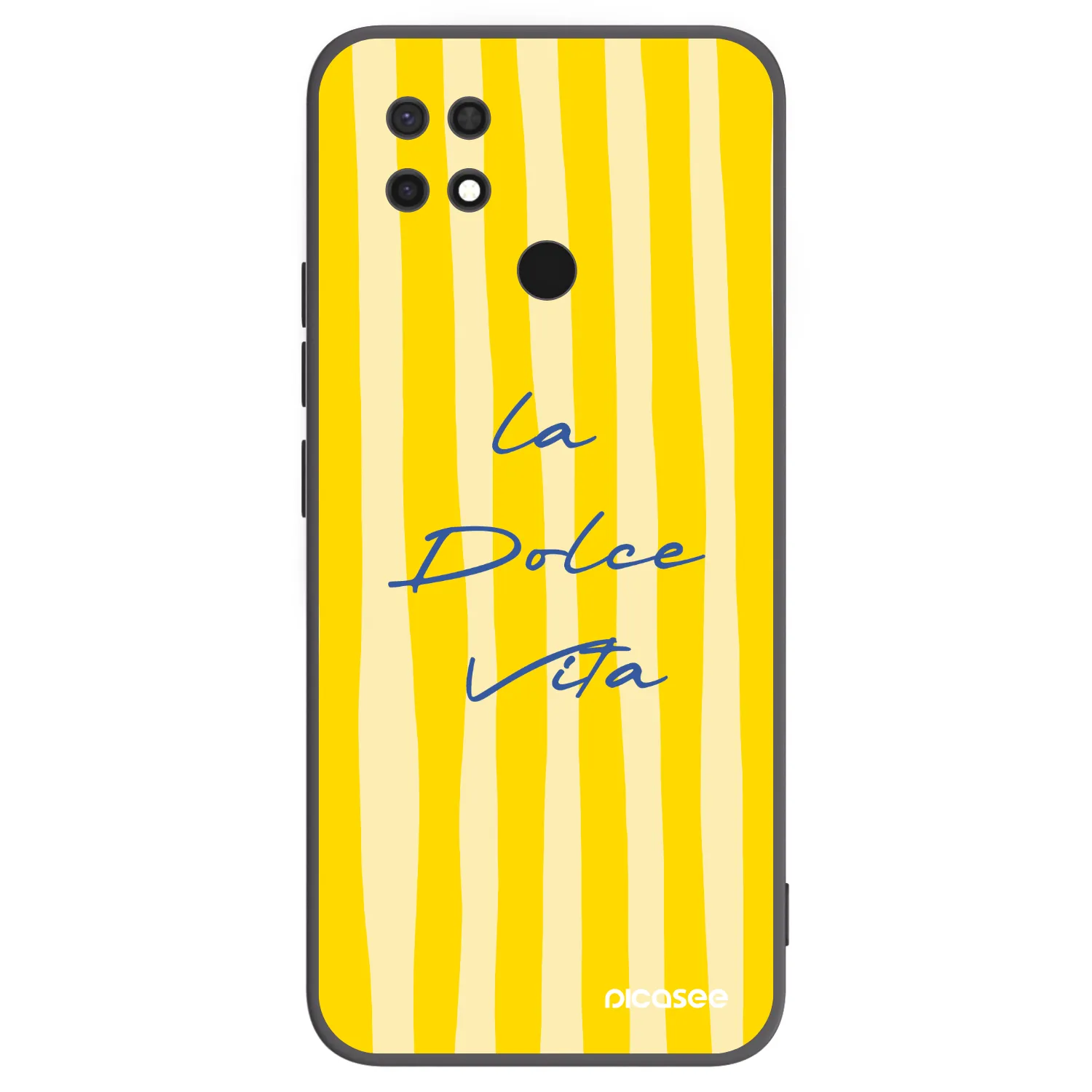 Picasee crna silikonska maskica za Xiaomi Redmi 10C - Ladolcevita