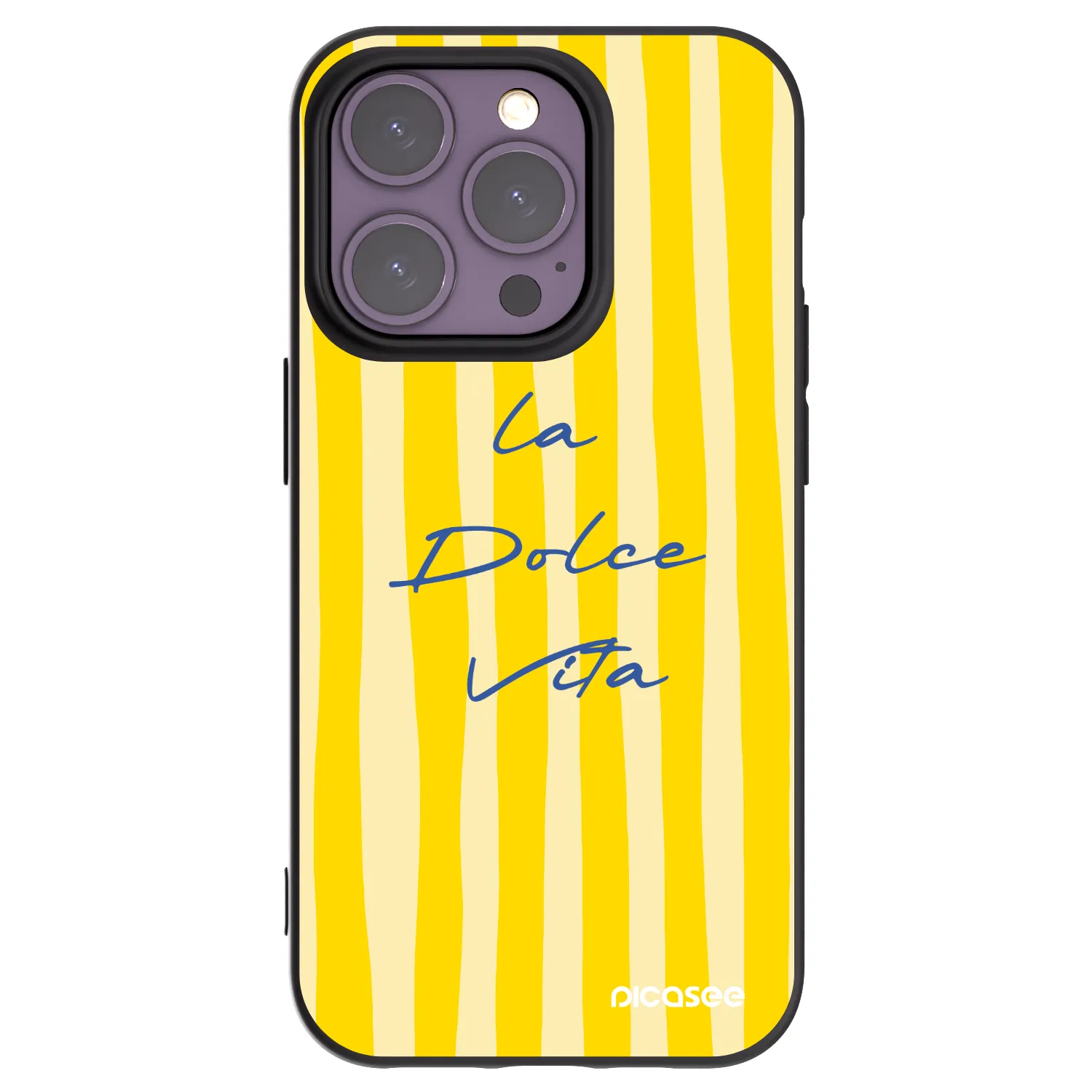 Picasee crna silikonska maskica za Apple iPhone 14 Pro - Ladolcevita