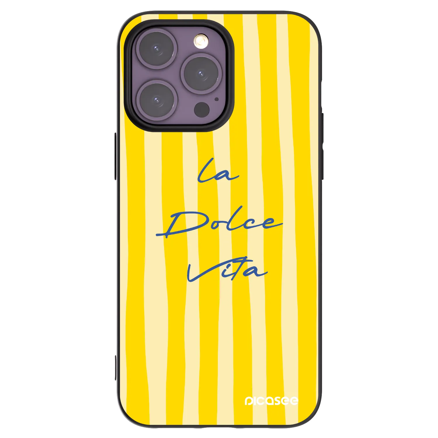 Picasee crna silikonska maskica za Apple iPhone 14 Pro Max - Ladolcevita