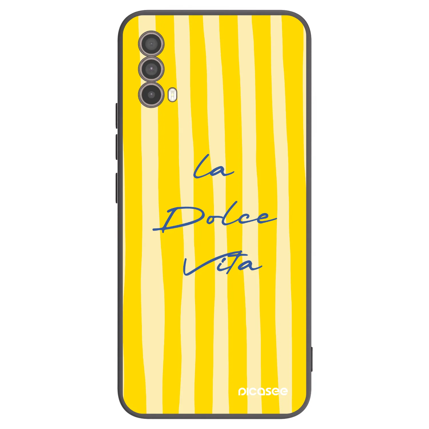 Picasee crna silikonska maskica za Motorola Moto E40 - Ladolcevita
