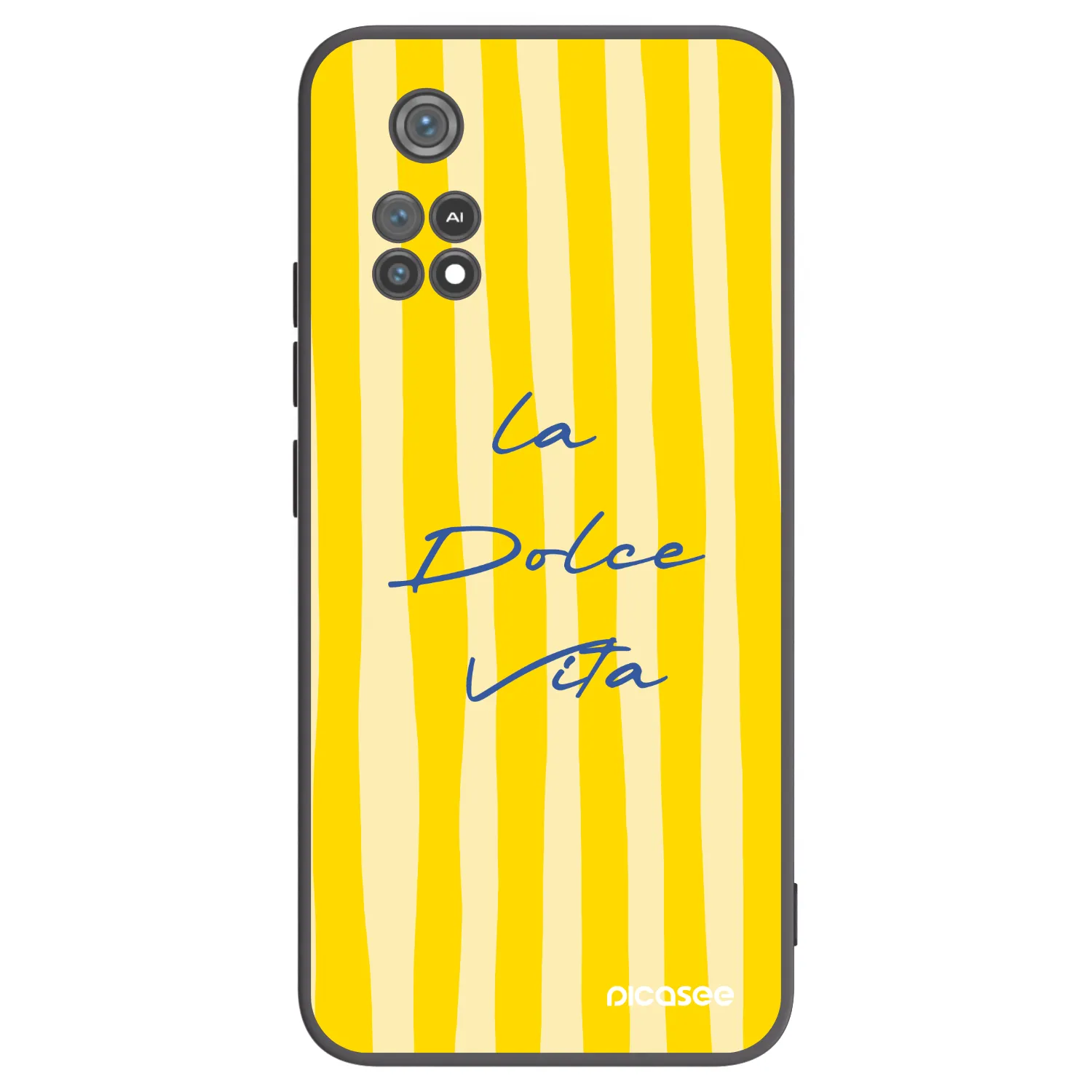 Picasee crna silikonska maskica za Xiaomi Poco M4 Pro - Ladolcevita
