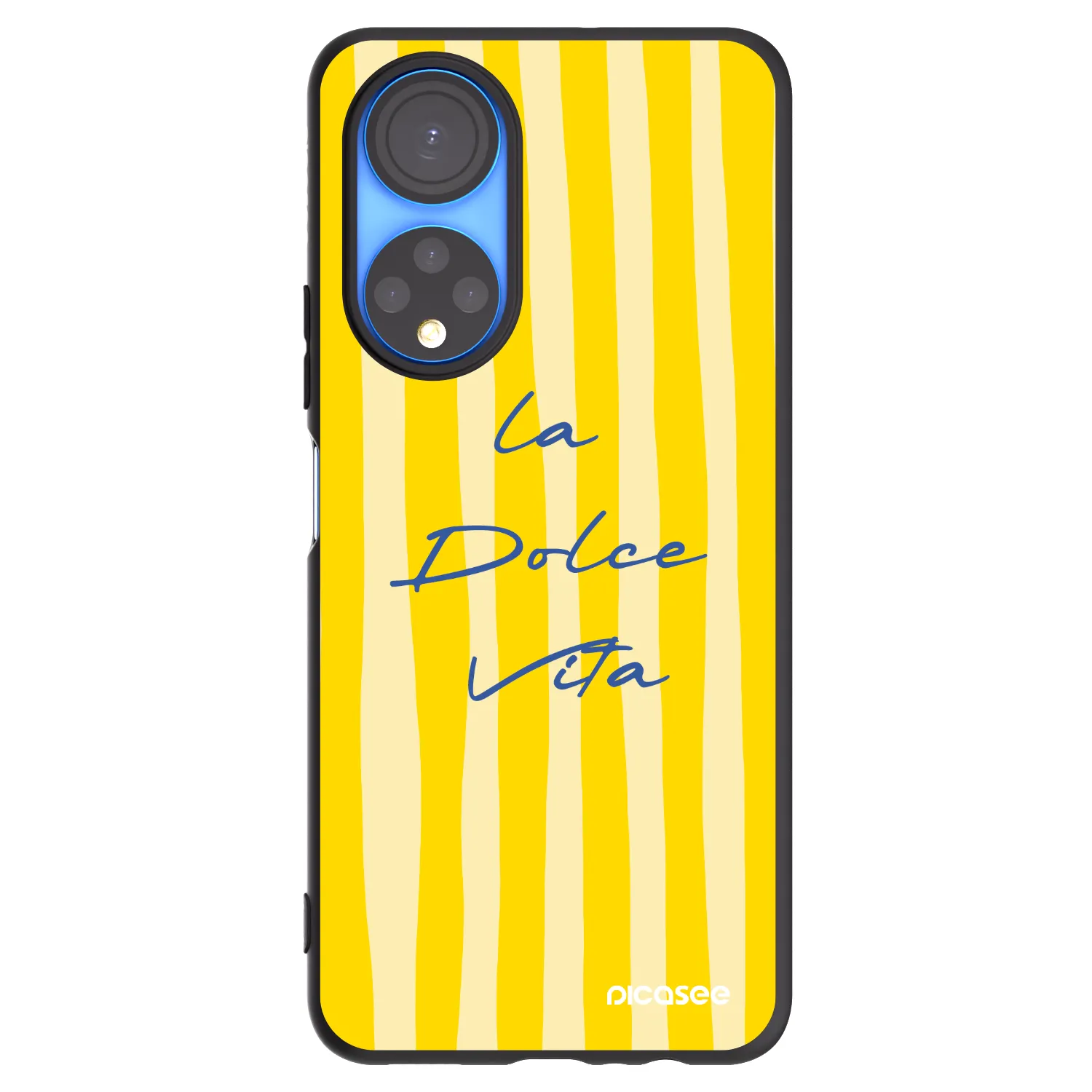 Picasee crna silikonska maskica za Honor X7 - Ladolcevita