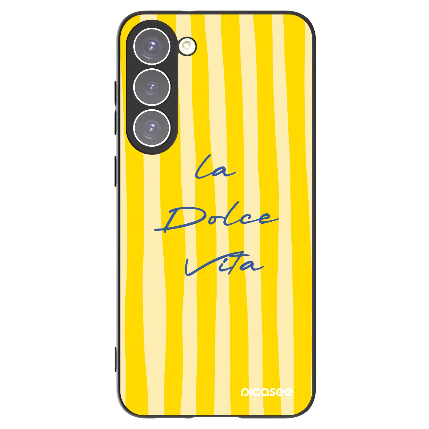 Picasee crna silikonska maskica za Samsung Galaxy S23+ 5G - Ladolcevita