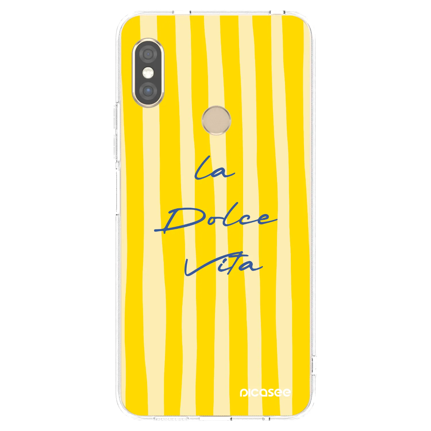 Picasee silikonska prozirna maskica za Xiaomi Redmi Note 5 Global - Ladolcevita
