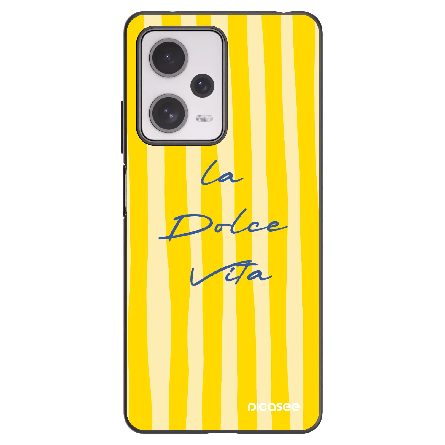 Picasee crna silikonska maskica za Xiaomi Redmi Note 12 Pro+ 5G - Ladolcevita