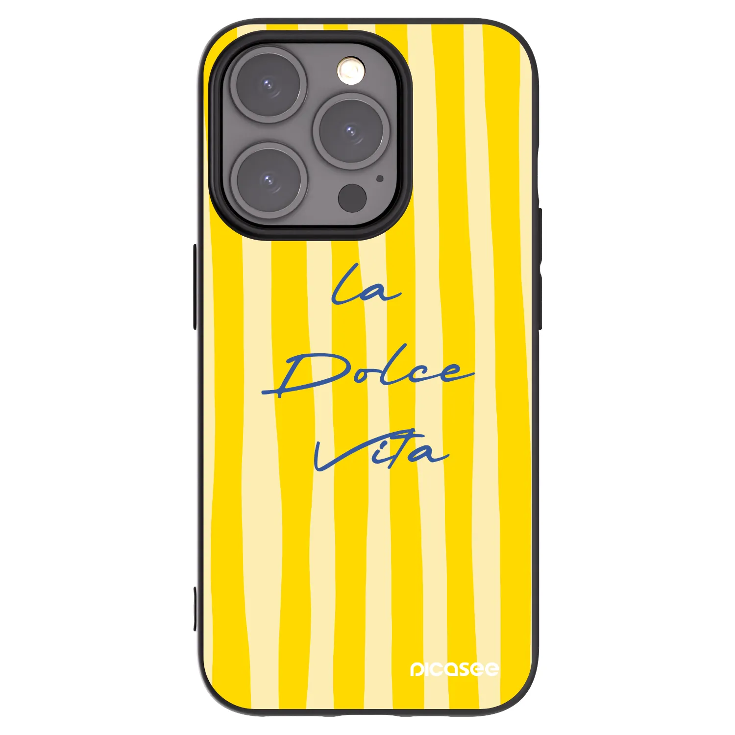 Picasee crna silikonska maskica za Apple iPhone 15 Pro - Ladolcevita