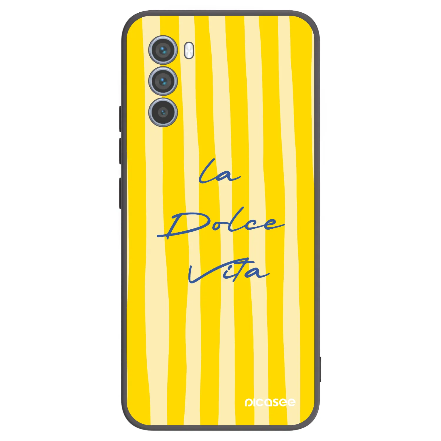 Picasee crna silikonska maskica za Motorola Moto G62 - Ladolcevita
