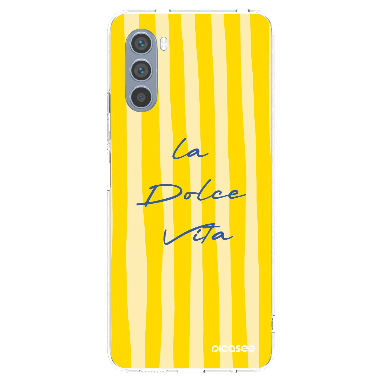 Picasee silikonska prozirna maskica za Motorola Moto G62 - Ladolcevita