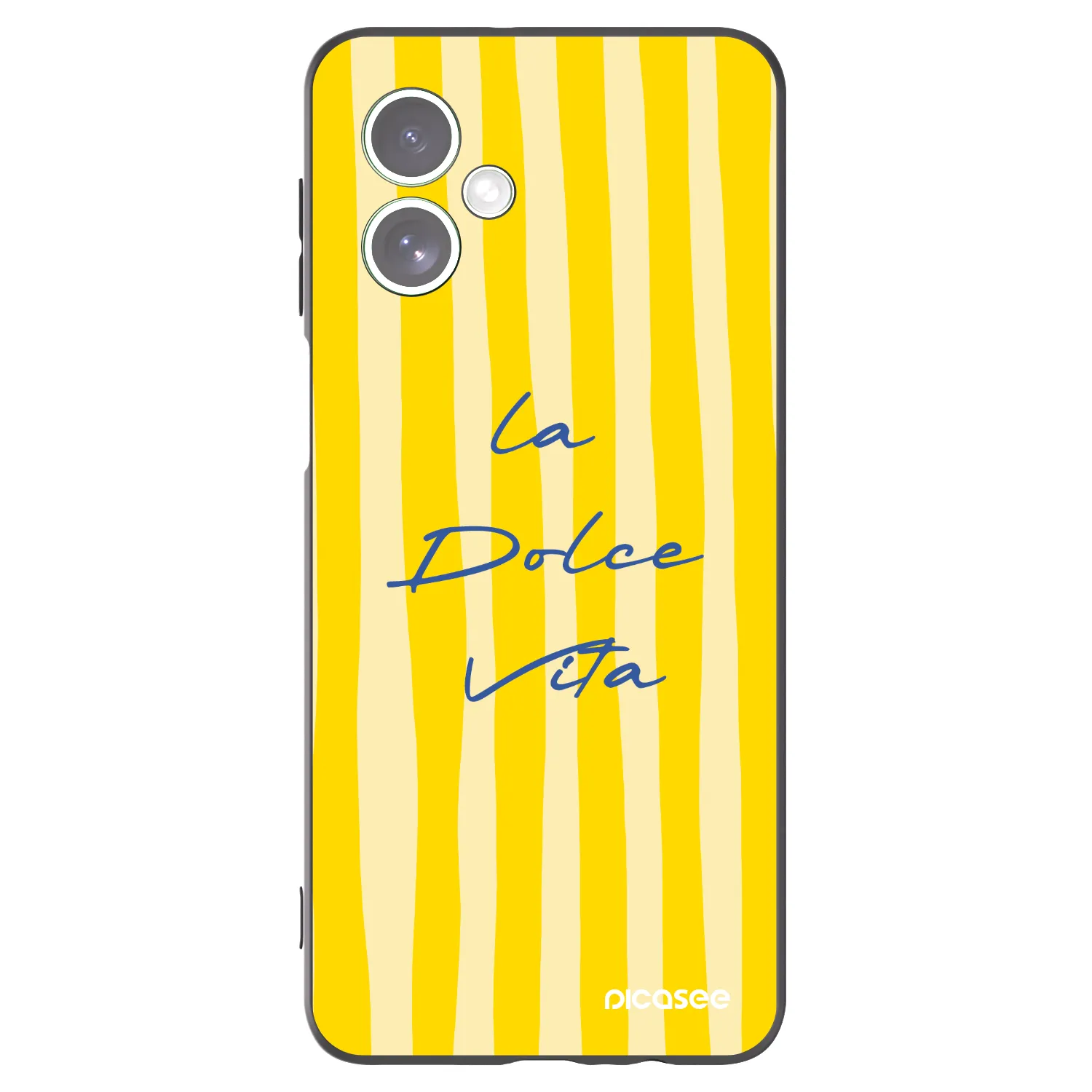 Picasee crna silikonska maskica za Motorola Moto G54 5G - Ladolcevita