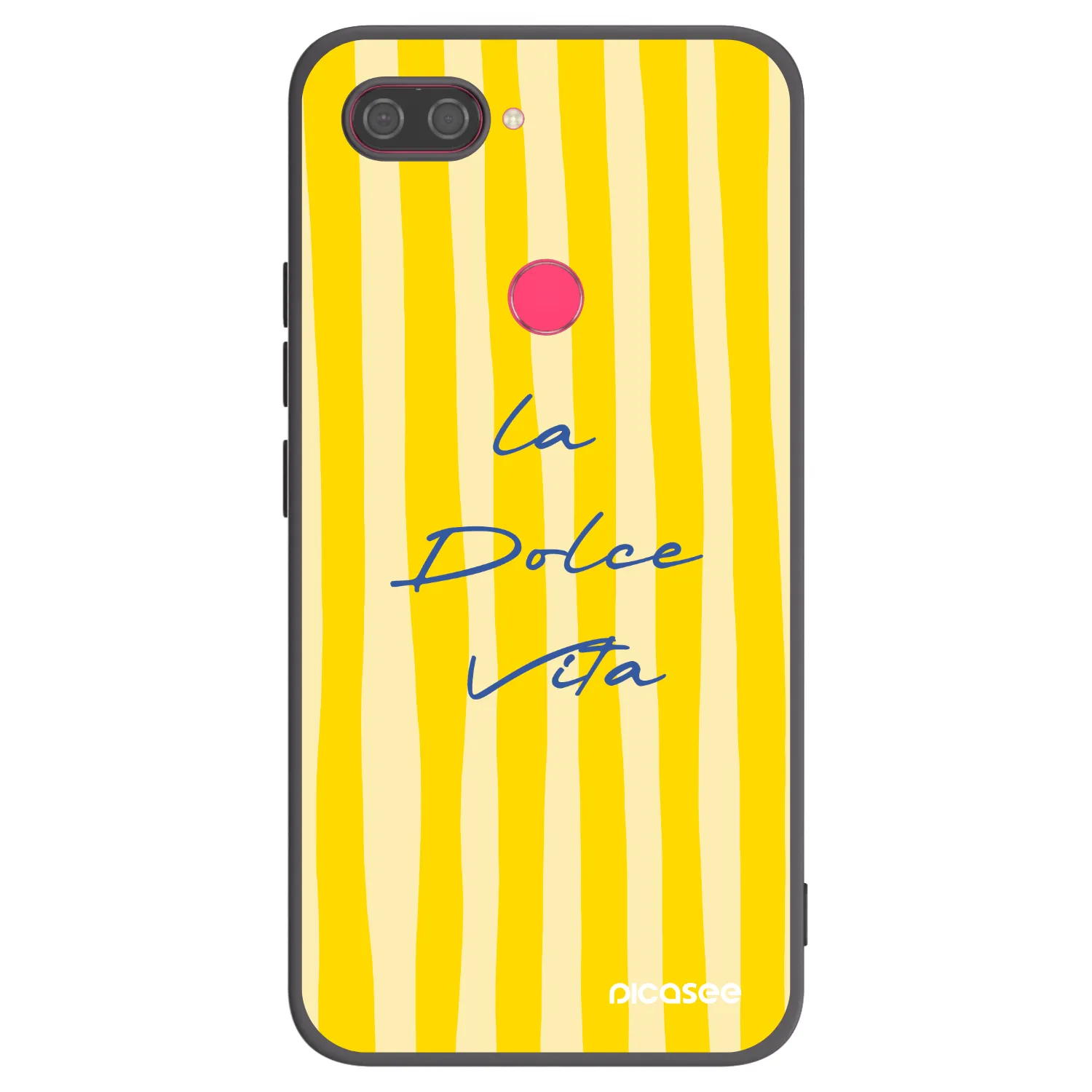 Picasee crna silikonska maskica za Xiaomi Mi 8 Lite - Ladolcevita