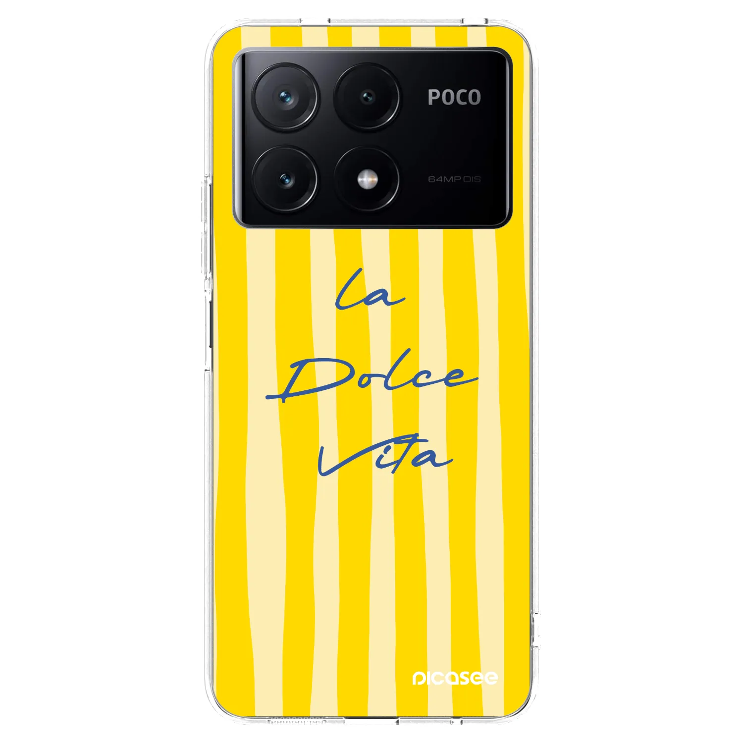 Picasee silikonska prozirna maskica za Xiaomi Poco X6 Pro - Ladolcevita