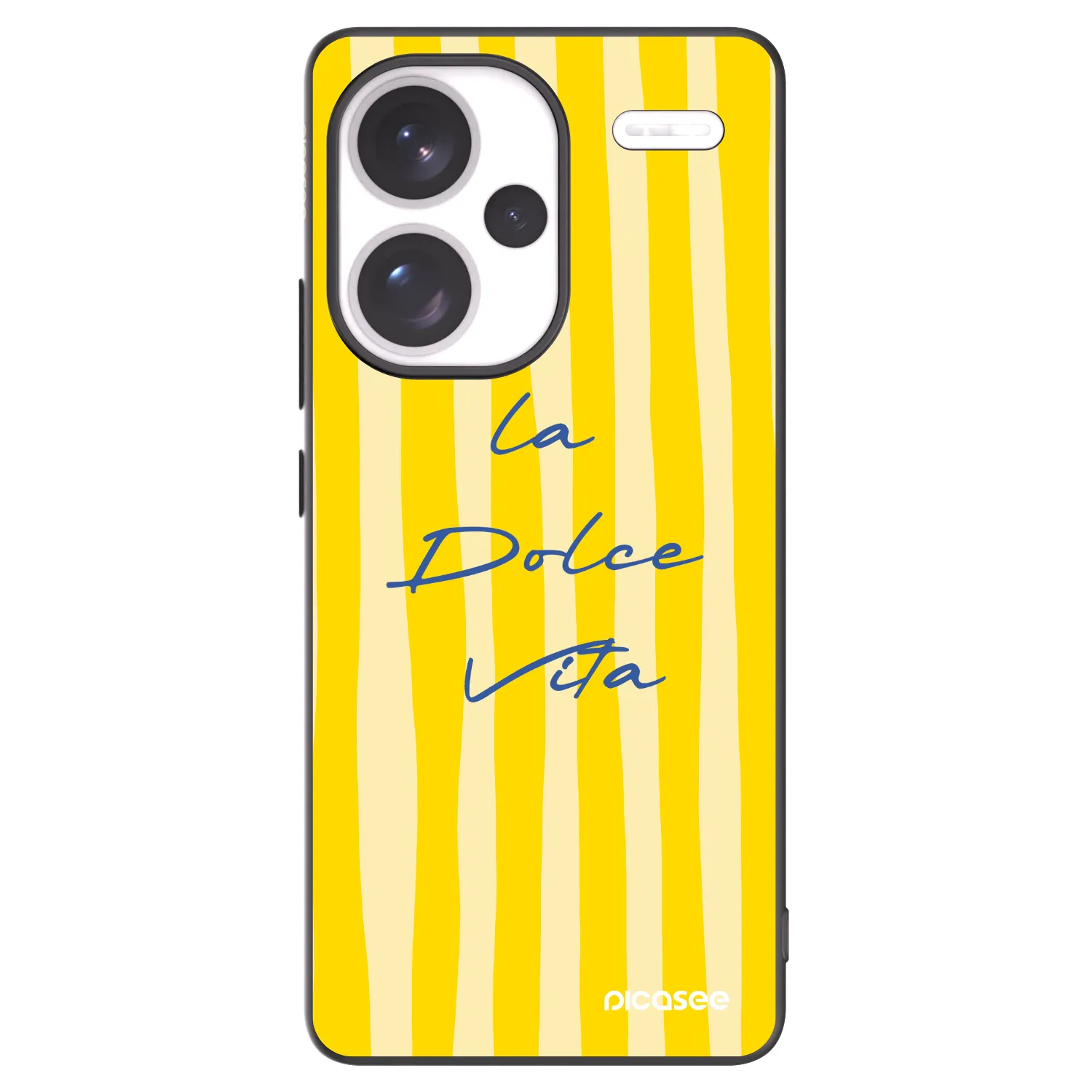 Picasee crna silikonska maskica za Xiaomi Redmi Note 13 Pro+ 5G - Ladolcevita