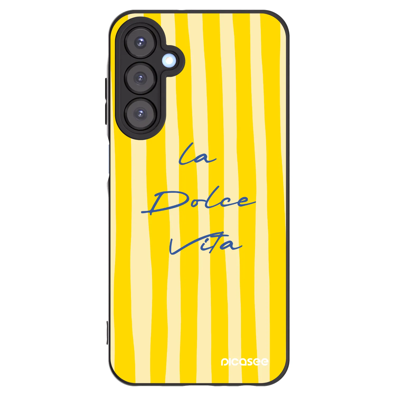 Picasee crna silikonska maskica za Samsung Galaxy A25 A256B 5G - Ladolcevita