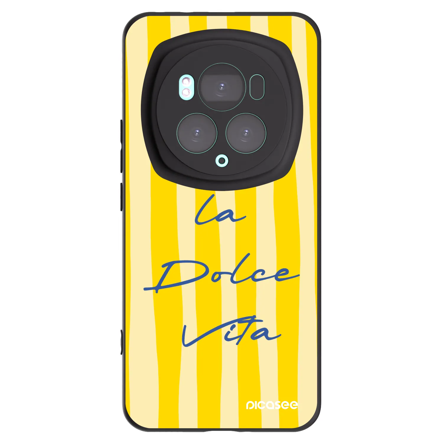 Picasee crna silikonska maskica za Honor Magic6 Pro - Ladolcevita
