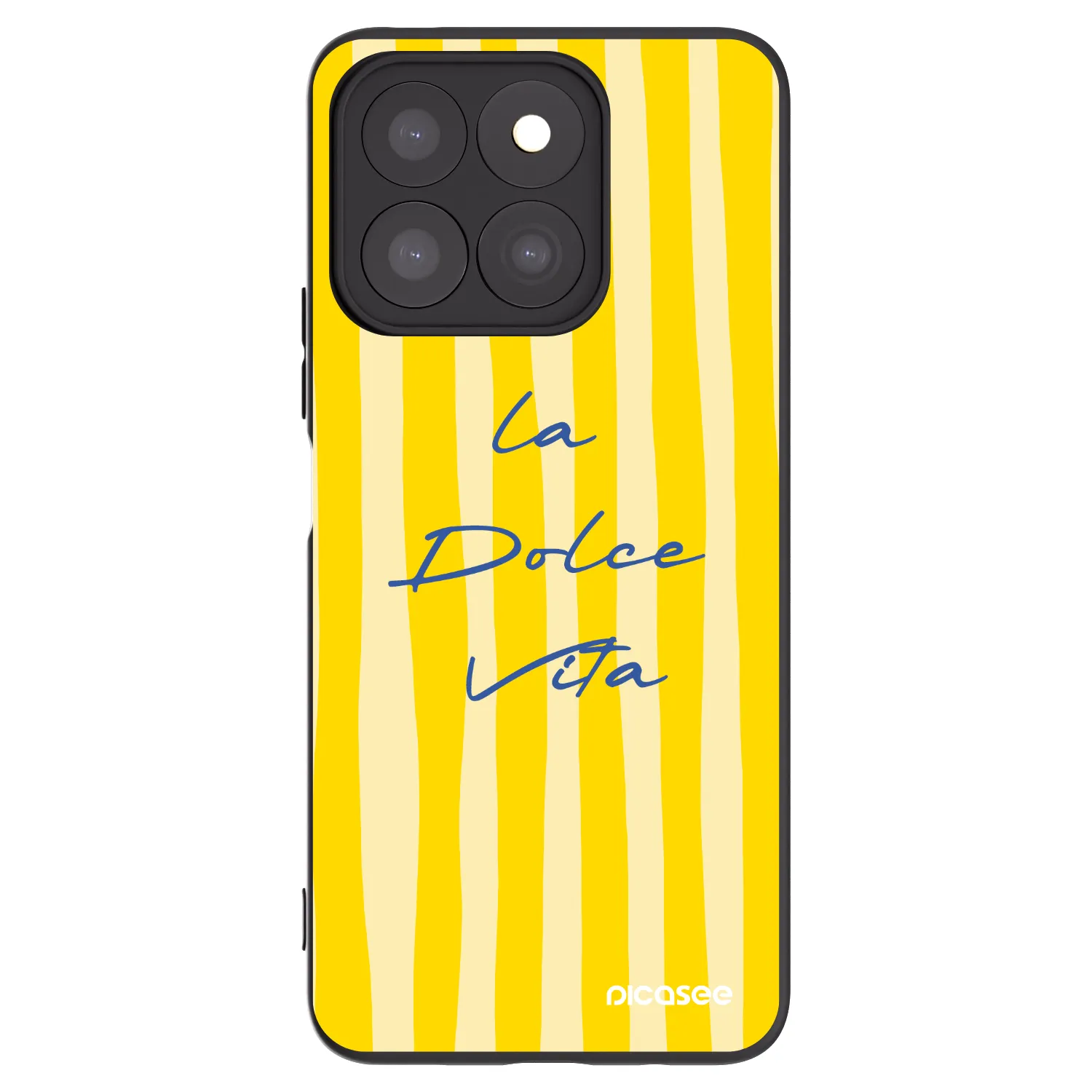 Picasee crna silikonska maskica za Honor X8b - Ladolcevita