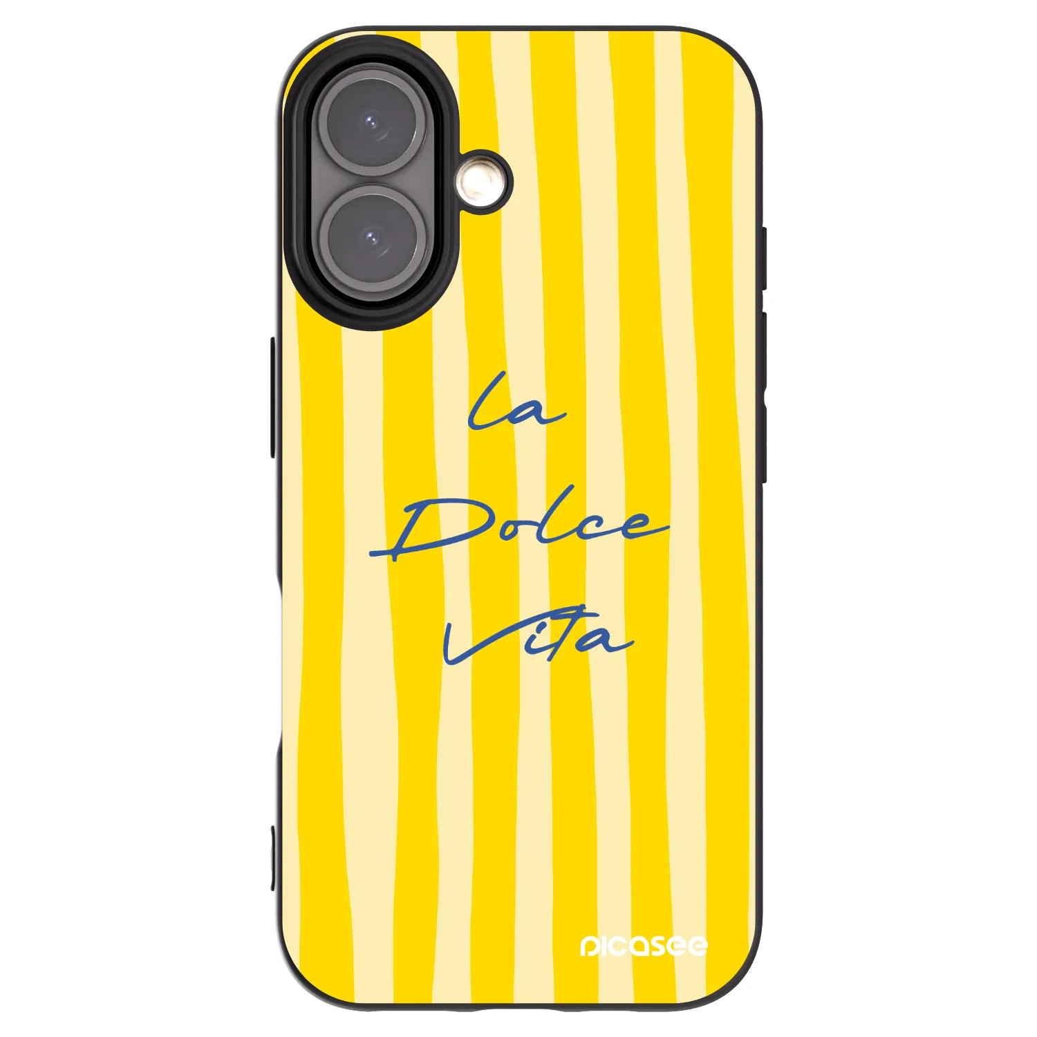 Picasee crna silikonska maskica za Apple iPhone 16 - Ladolcevita