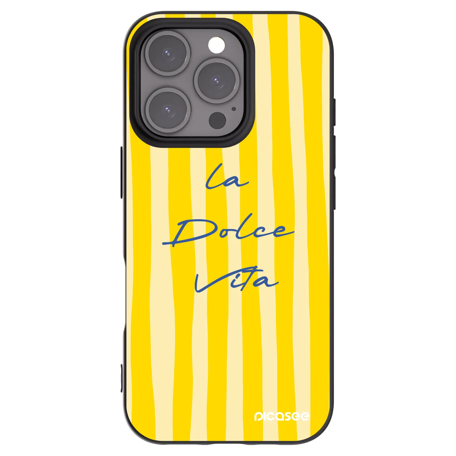 Picasee crna silikonska maskica za Apple iPhone 16 Pro - Ladolcevita