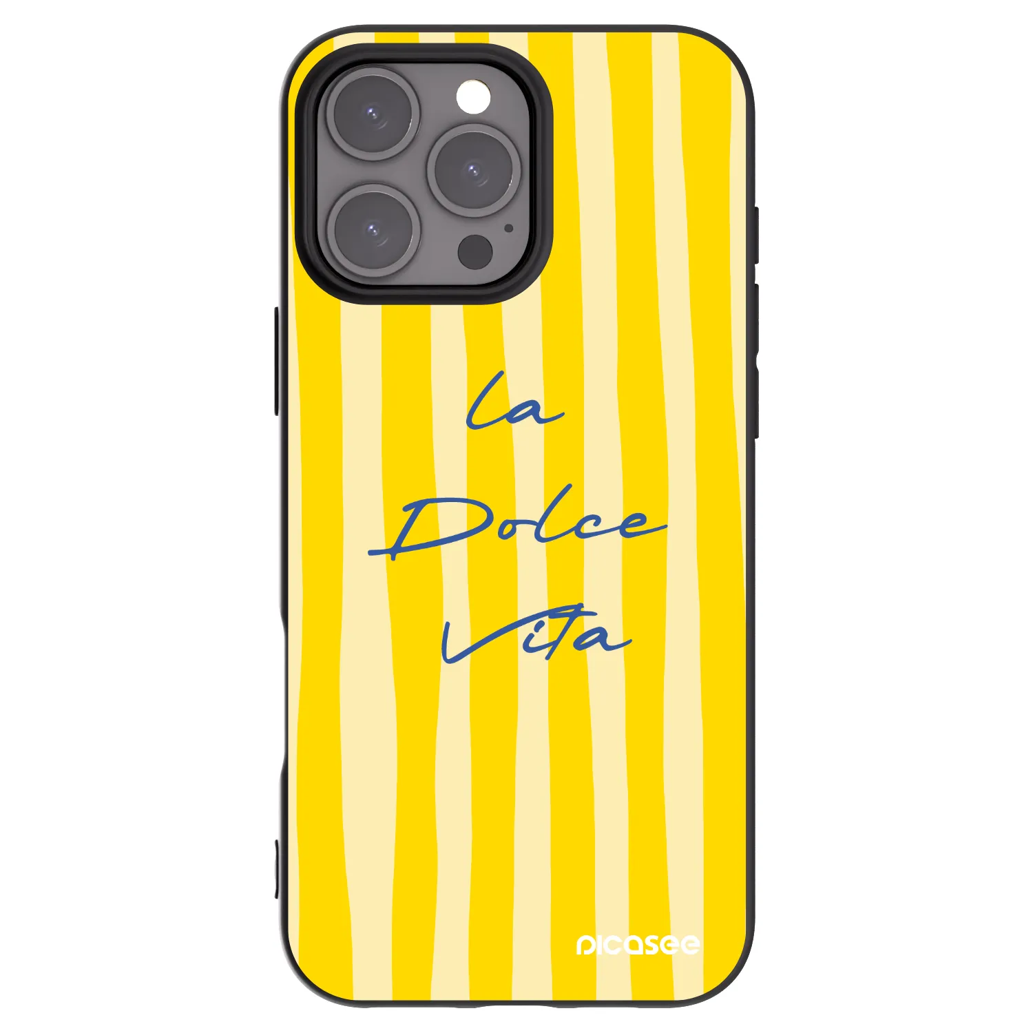 Picasee crna silikonska maskica za Apple iPhone 16 Pro Max - Ladolcevita