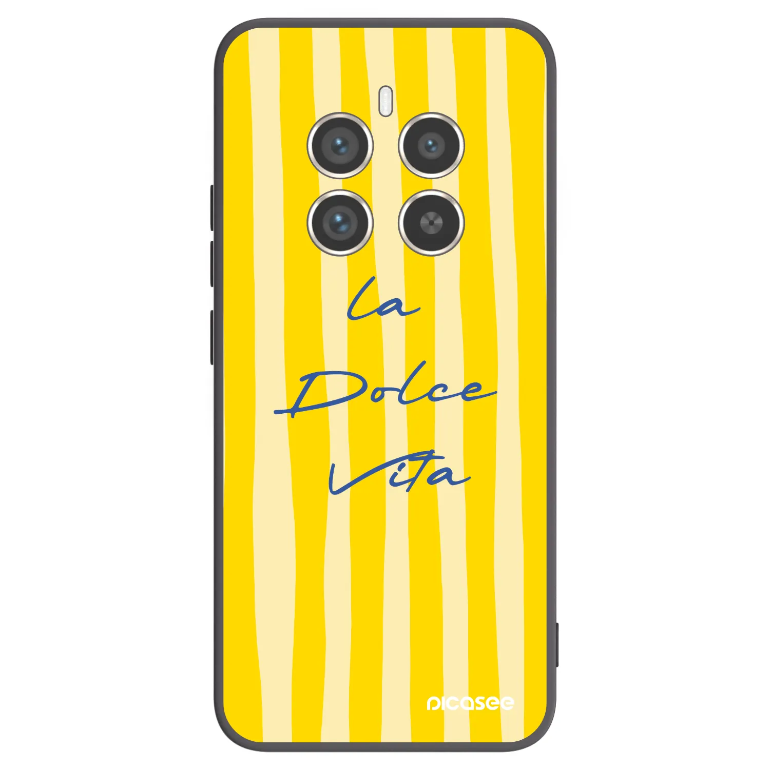 Picasee crna silikonska maskica za Realme 12 Pro 5G - Ladolcevita
