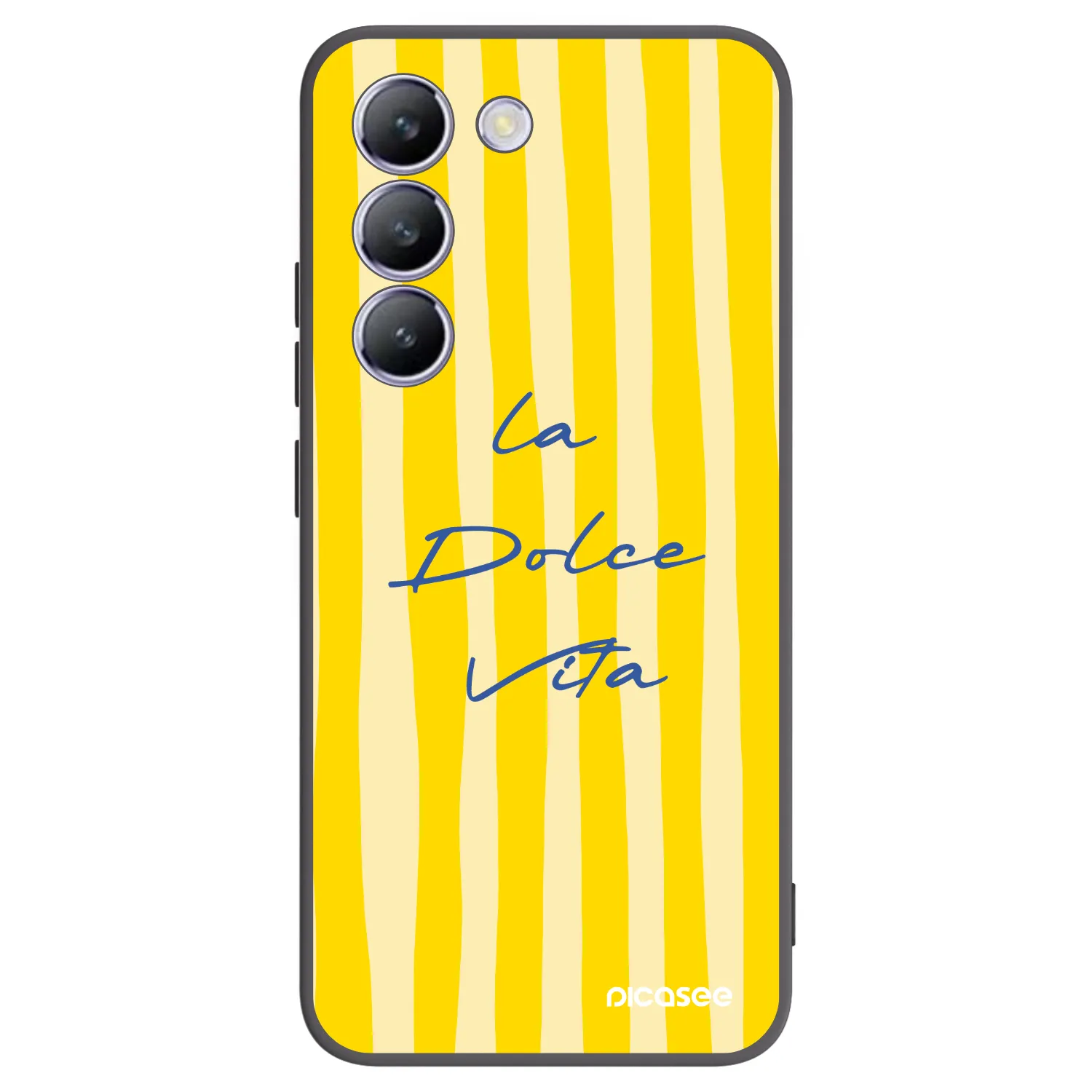 Picasee crna silikonska maskica za Vivo V40 SE 5G - Ladolcevita