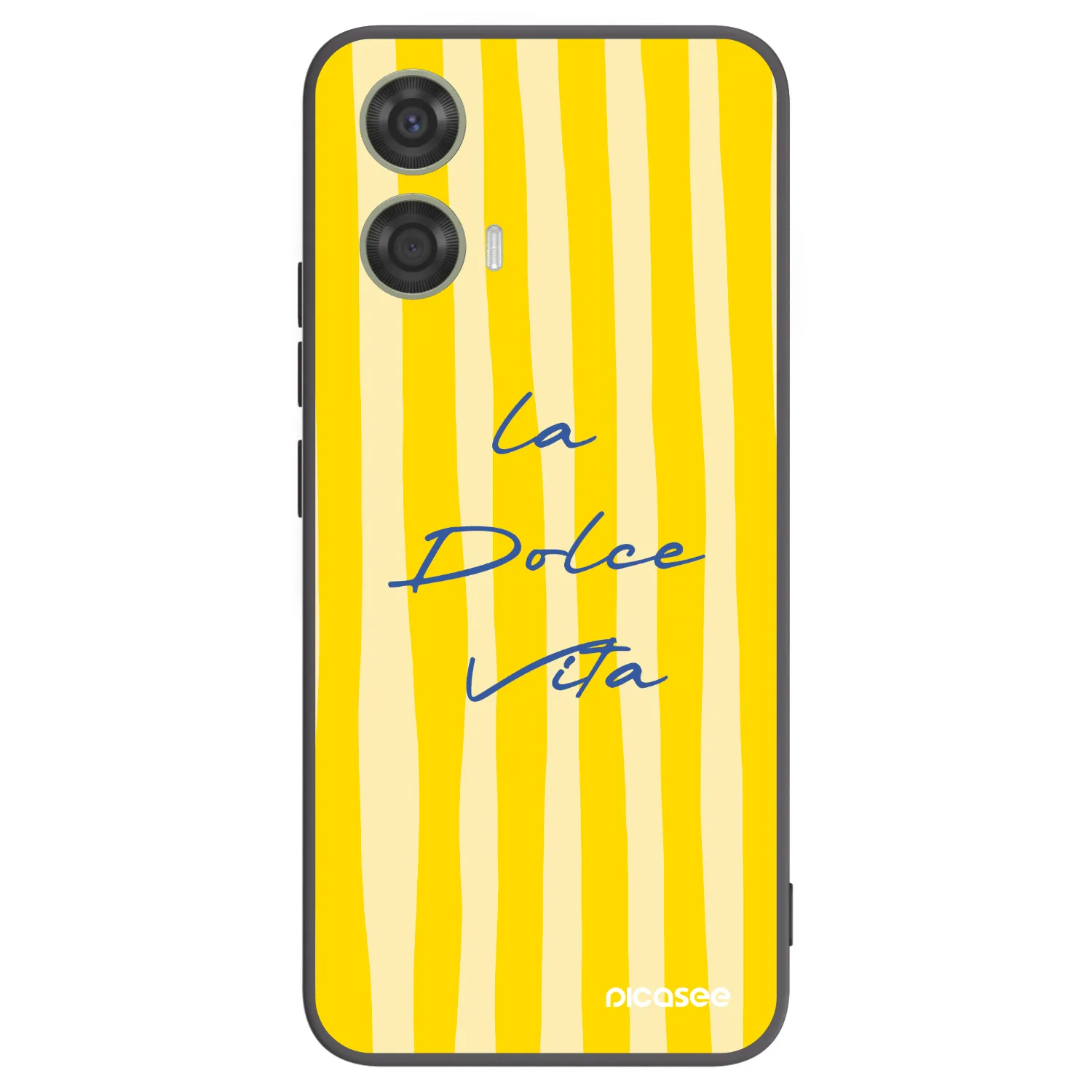 Picasee crna silikonska maskica za Motorola Moto G24 - Ladolcevita