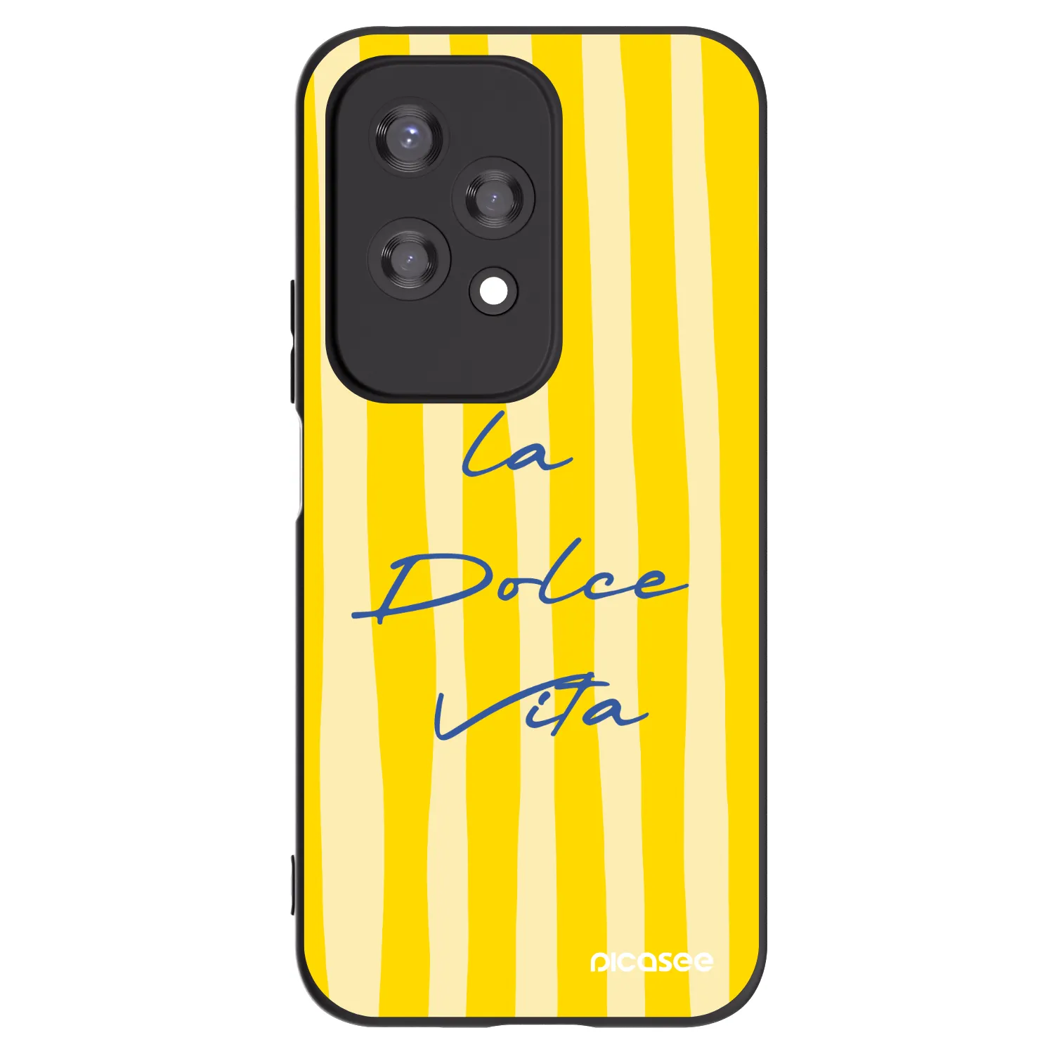 Picasee crna silikonska maskica za Honor 200 Lite - Ladolcevita
