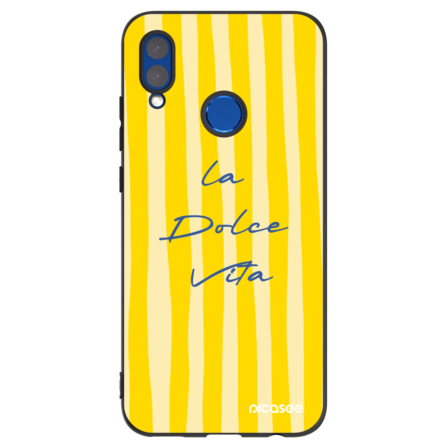 Picasee crna silikonska maskica za Huawei P Smart 2019 - Ladolcevita