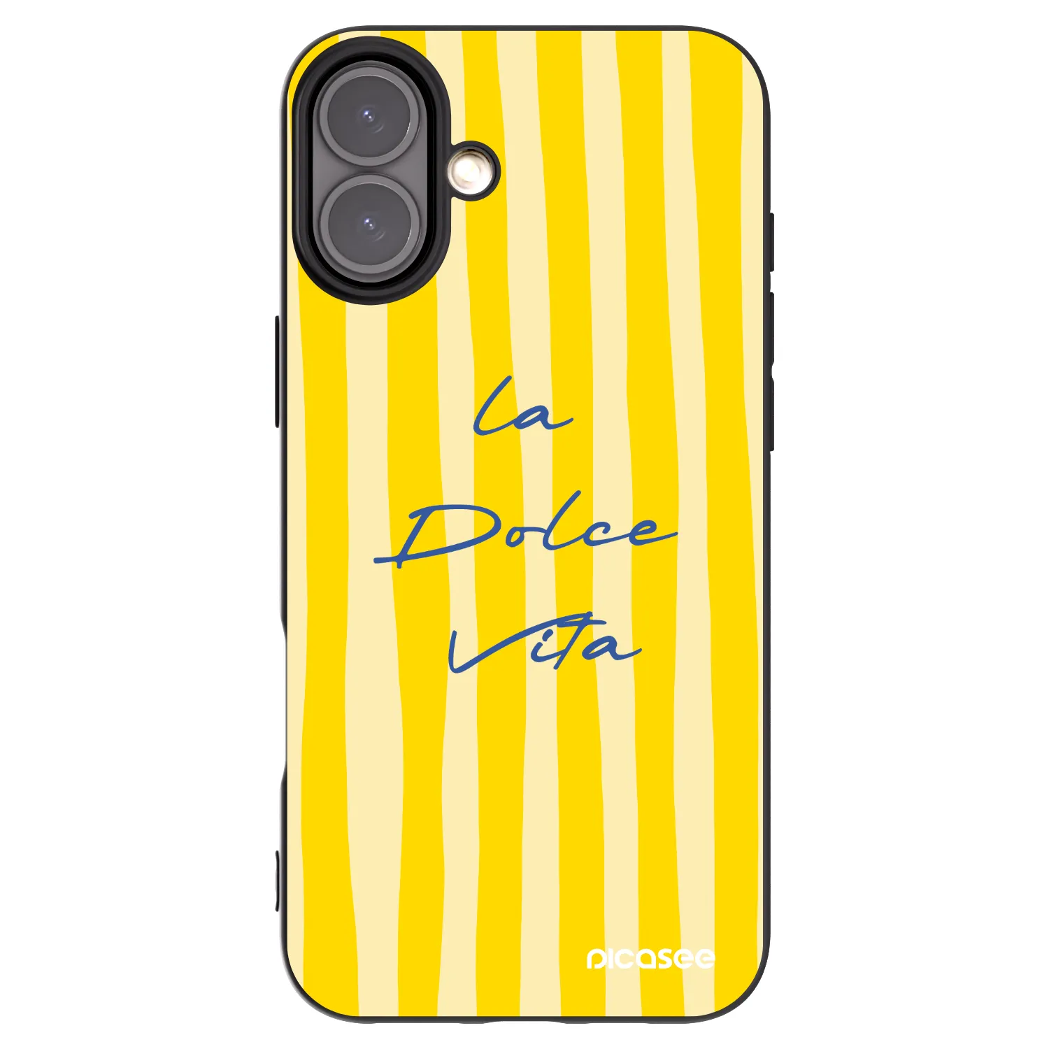 Picasee crna silikonska maskica za Apple iPhone 16 Plus - Ladolcevita