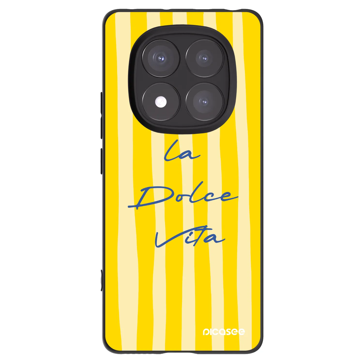 Picasee crna silikonska maskica za Xiaomi Redmi Note 14 Pro 5G - Ladolcevita