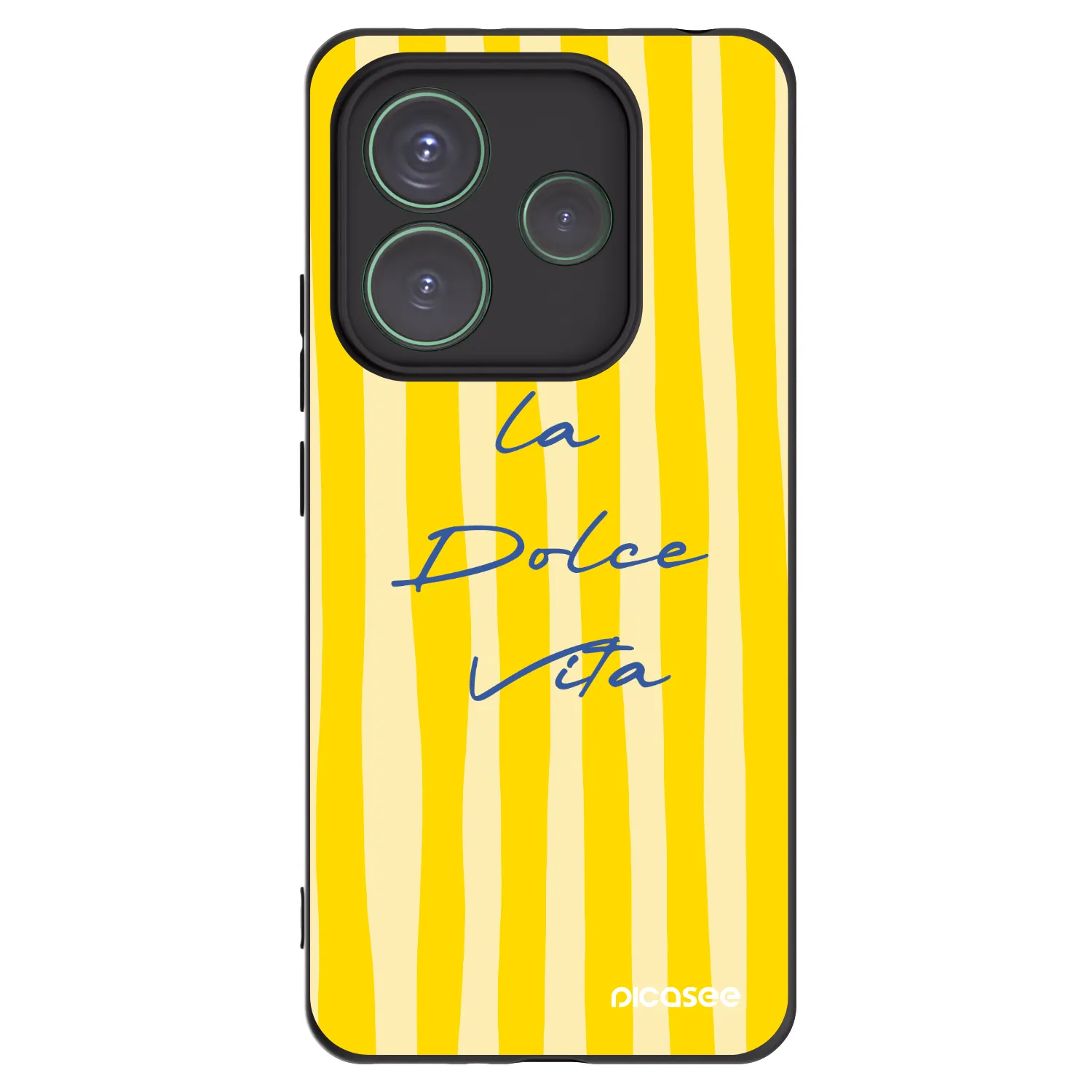 Picasee crna silikonska maskica za Xiaomi Redmi Note 14 5G - Ladolcevita