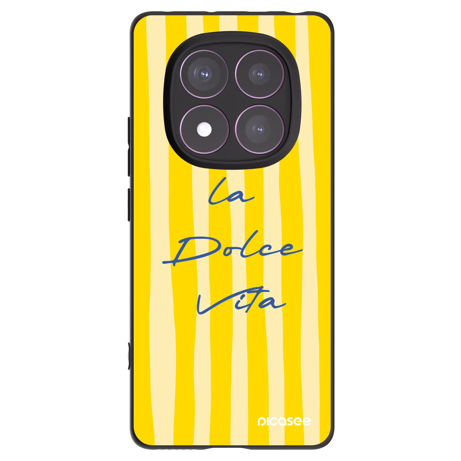 Picasee crna silikonska maskica za Xiaomi Redmi Note 14 Pro 4G - Ladolcevita