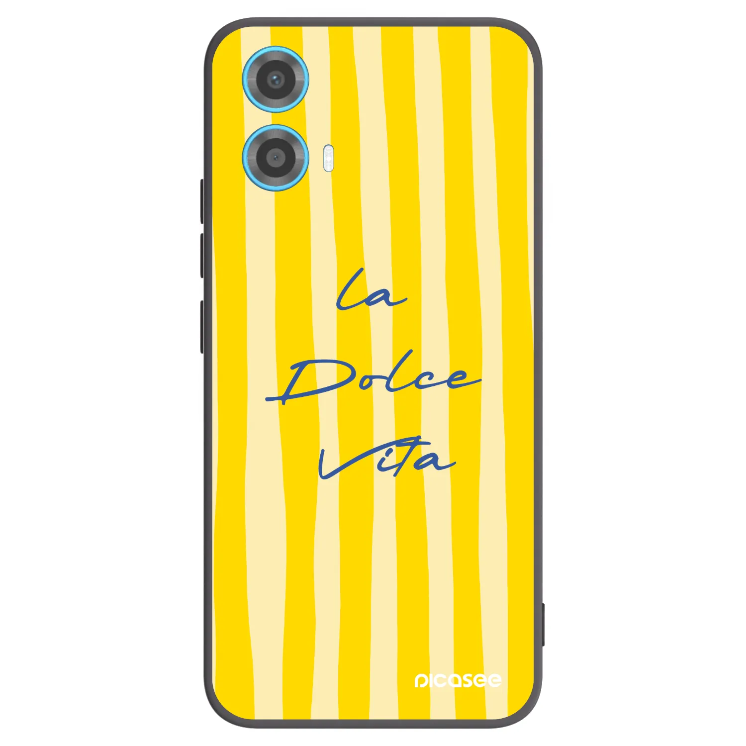 Picasee crna silikonska maskica za Motorola Moto G34 5G - Ladolcevita