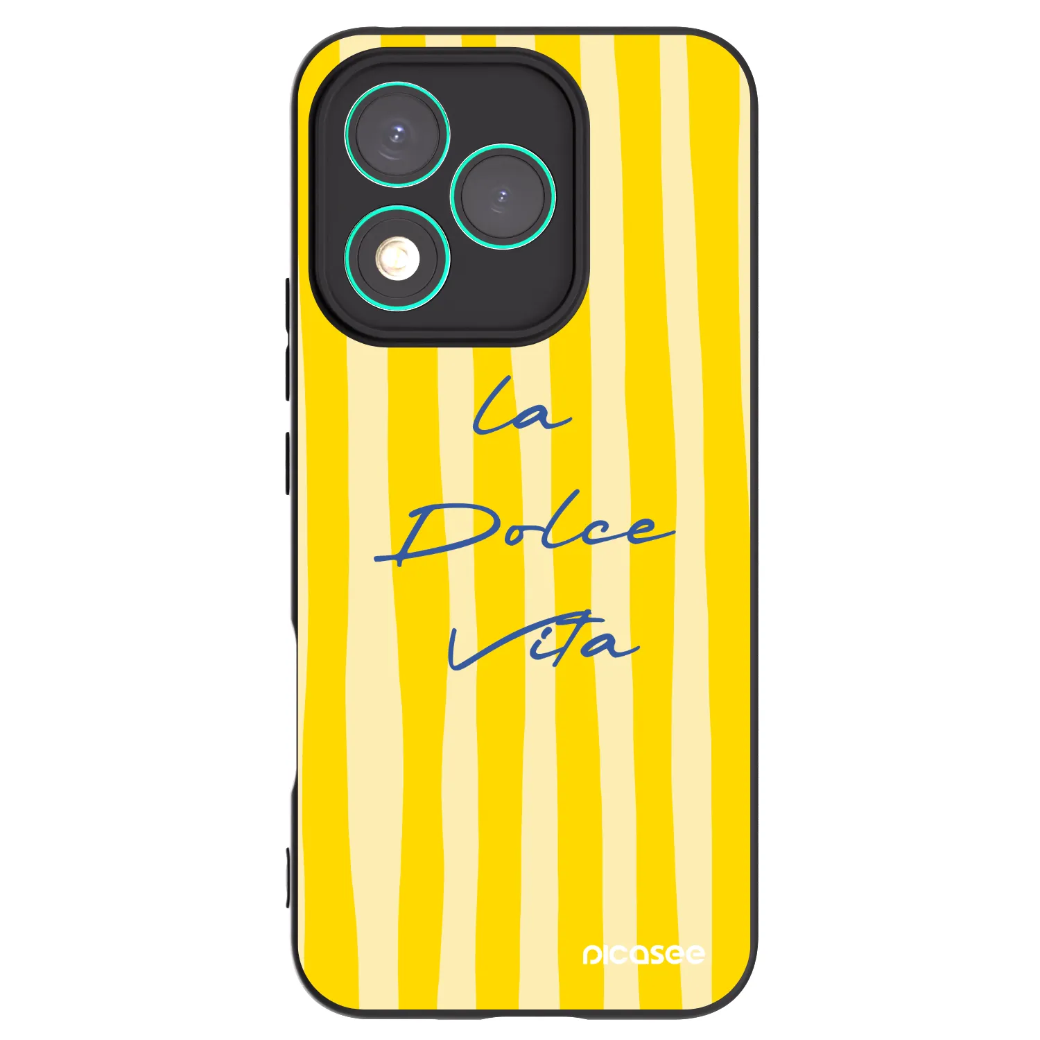 Picasee crna silikonska maskica za Honor 400 Lite 5G - Ladolcevita