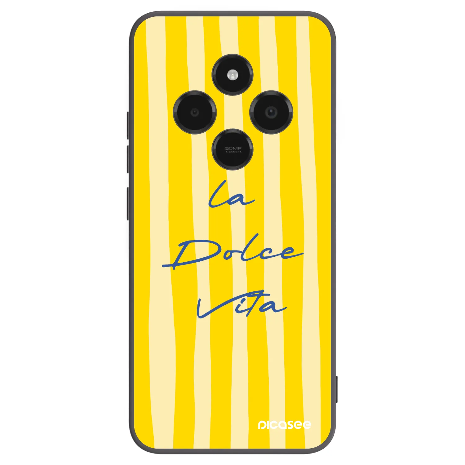 Picasee crna silikonska maskica za Xiaomi Poco C75 - Ladolcevita