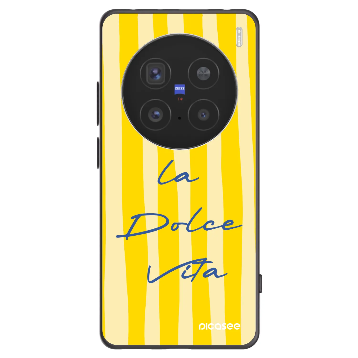 Picasee crna silikonska maskica za Vivo X200 Pro - Ladolcevita