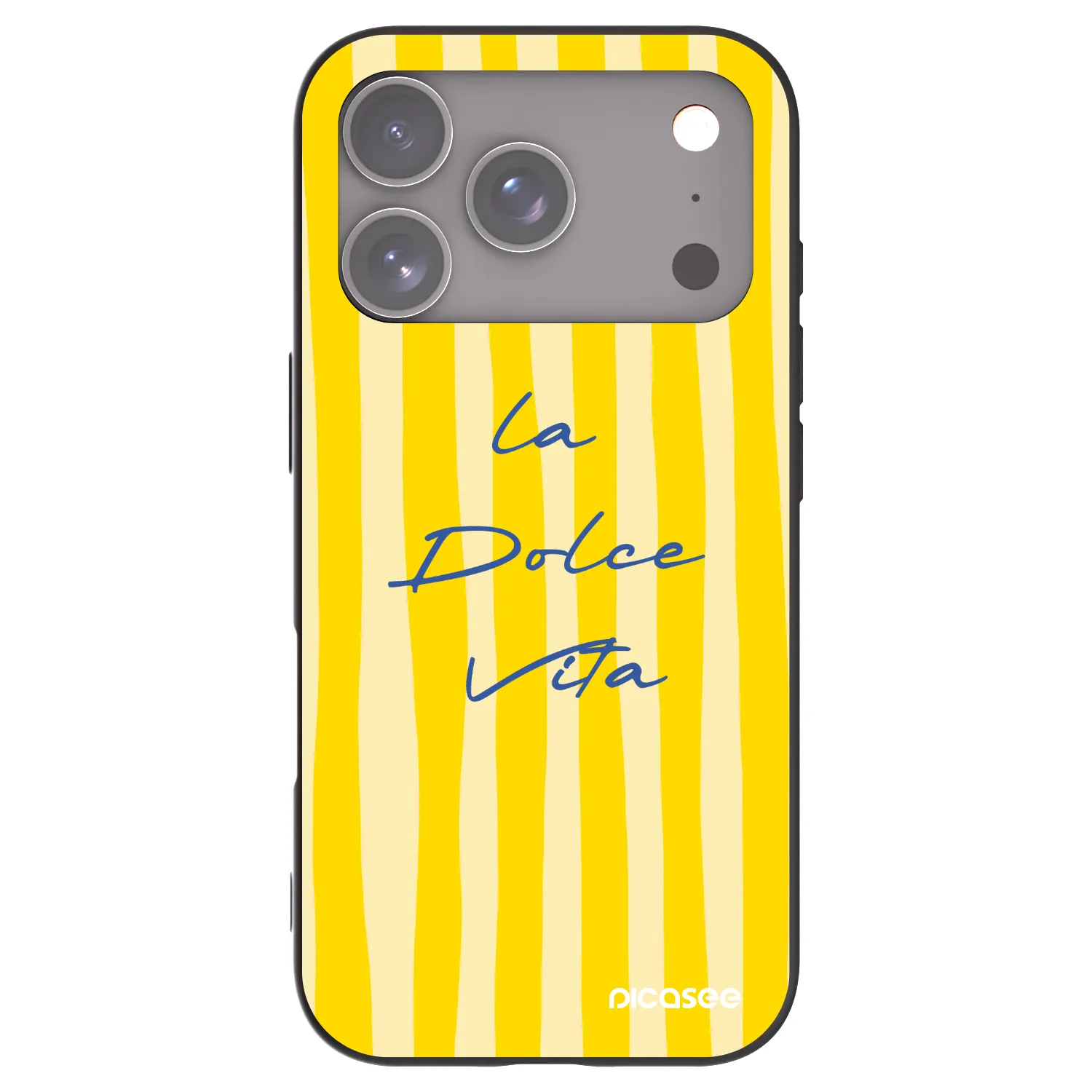 Picasee crna silikonska maskica za Apple iPhone 17 Pro - Ladolcevita