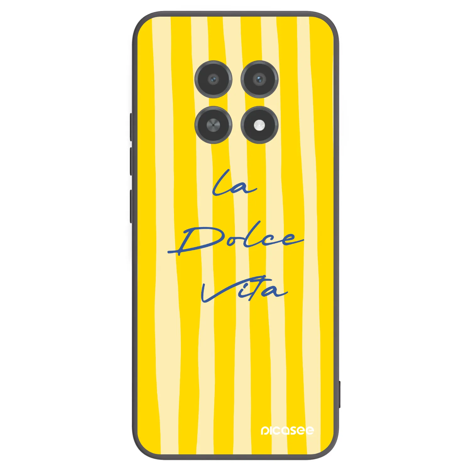 Picasee crna silikonska maskica za Realme 12X - Ladolcevita