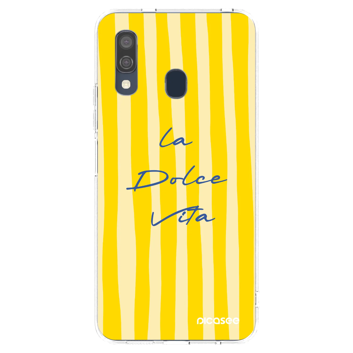 Picasee silikonska prozirna maskica za Samsung Galaxy A40 A405F - Ladolcevita