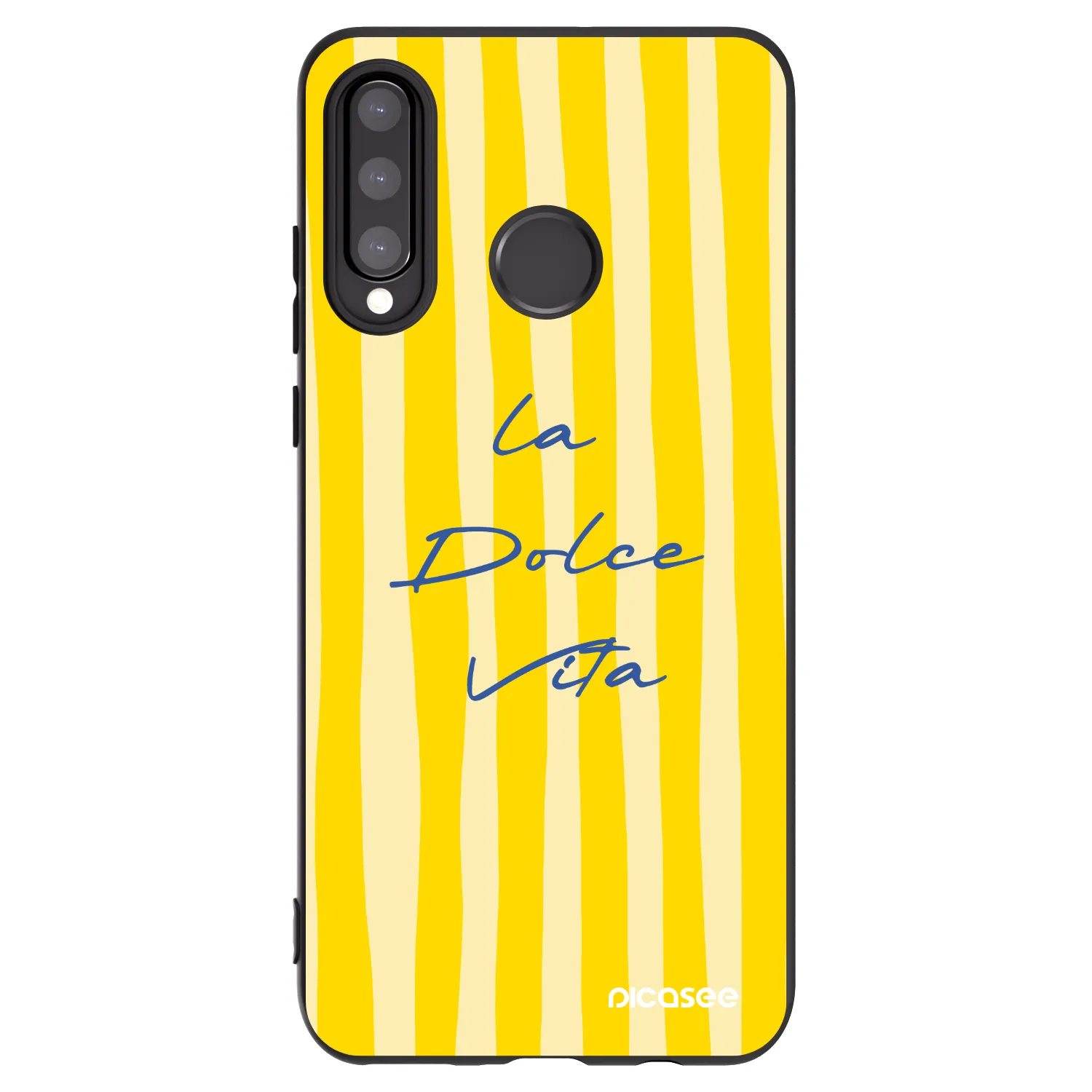 Picasee crna silikonska maskica za Huawei P30 Lite - Ladolcevita