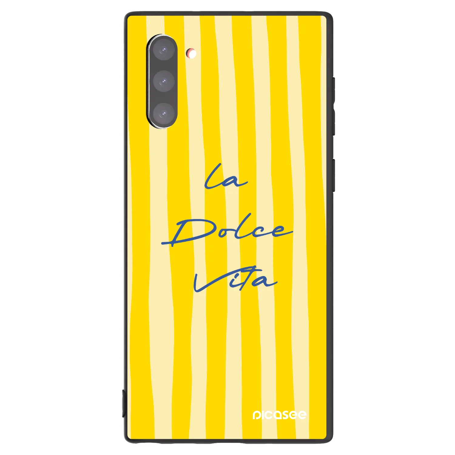 Picasee crna silikonska maskica za Samsung Galaxy Note 10 N970F - Ladolcevita